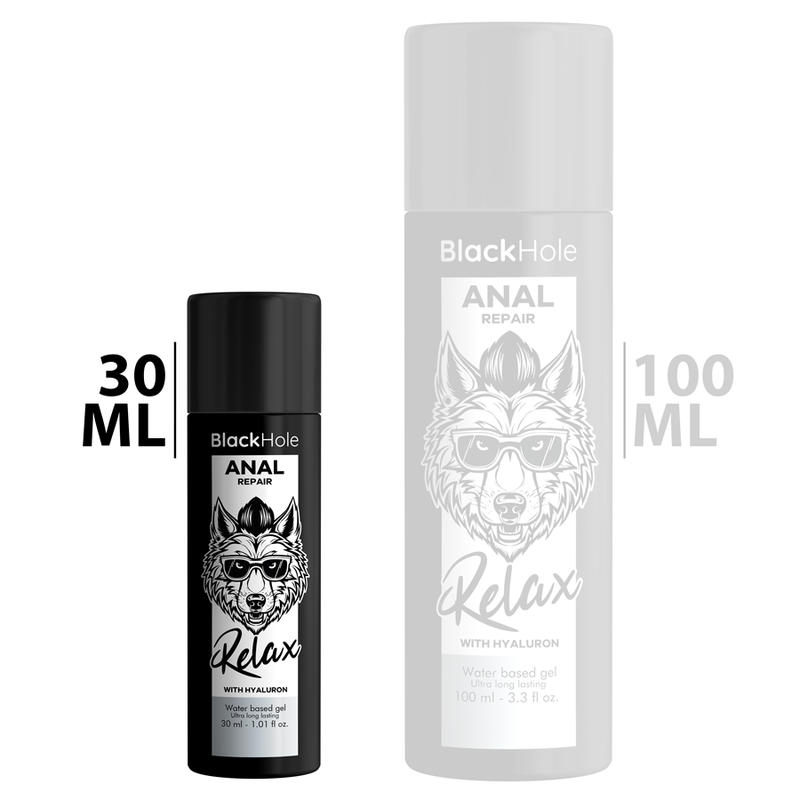 LUBRIFICANTE ANAL RELAXANTE À BASE DE ÁGUA COM HIALURON 30 ML